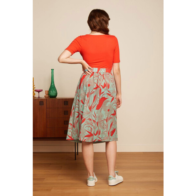 King Louie Carice top uni rib sun orange 08873-978 large