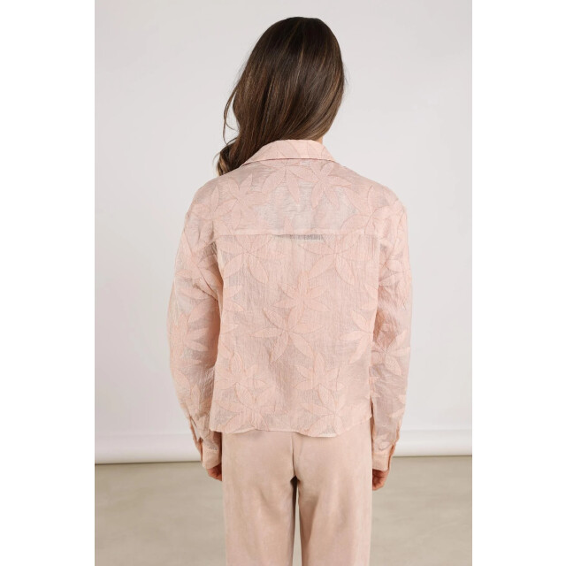 Nukus Nkf02024 266 sorrento blouse flower dusty pink NKF02024  266 large