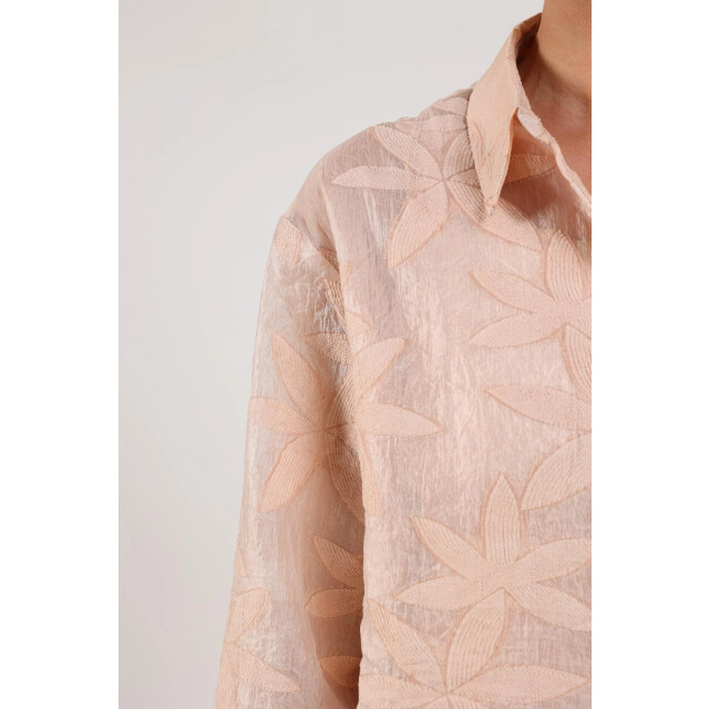 Nukus Nkf02024 266 sorrento blouse flower dusty pink NKF02024  266 large