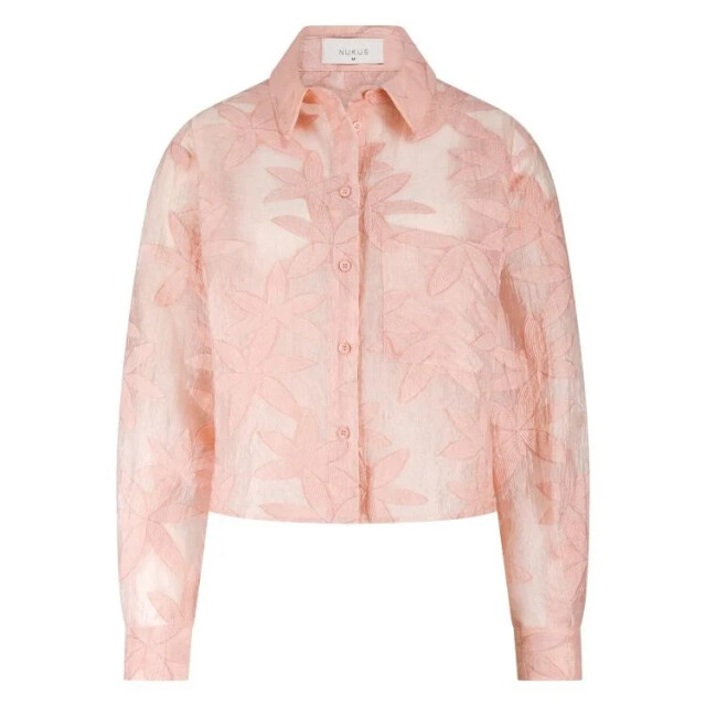 Nukus Nkf02024 266 sorrento blouse flower dusty pink NKF02024  266 large