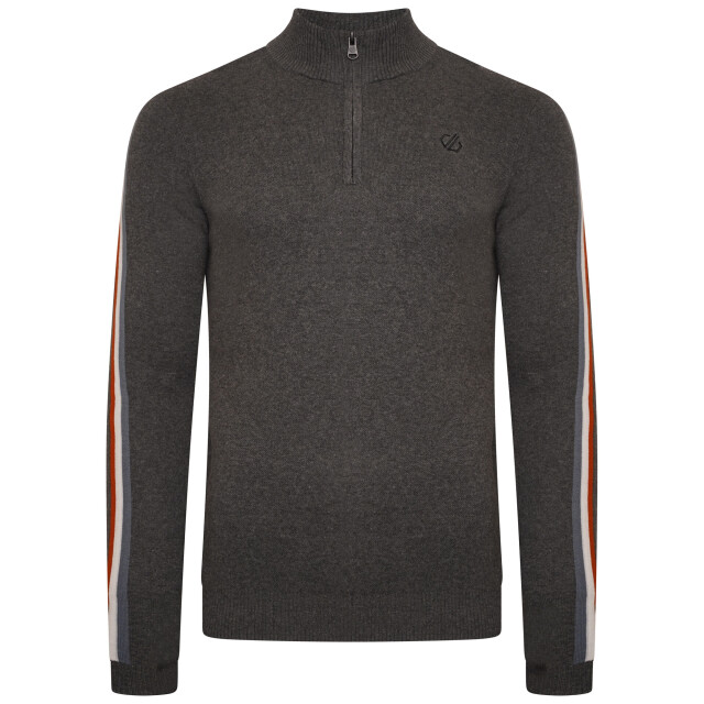 Dare2b Heren dutiful ii stripe marl half zip sweatshirt UTRG8015_charcoalgrey large