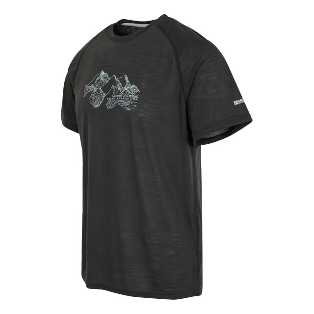 Regatta Heren escade mountain t-shirt UTRG11928_ash large