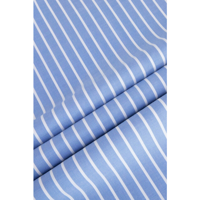 Vercate Strijkvrij overhemd gestreept poplin VC-SF-GST-LBL large