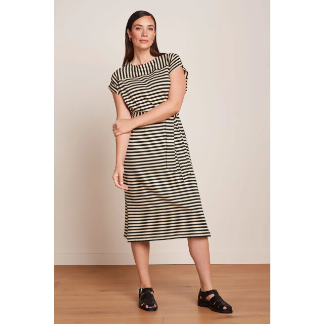 King Louie Vera dress chopito stripe 09709 black 09709 large
