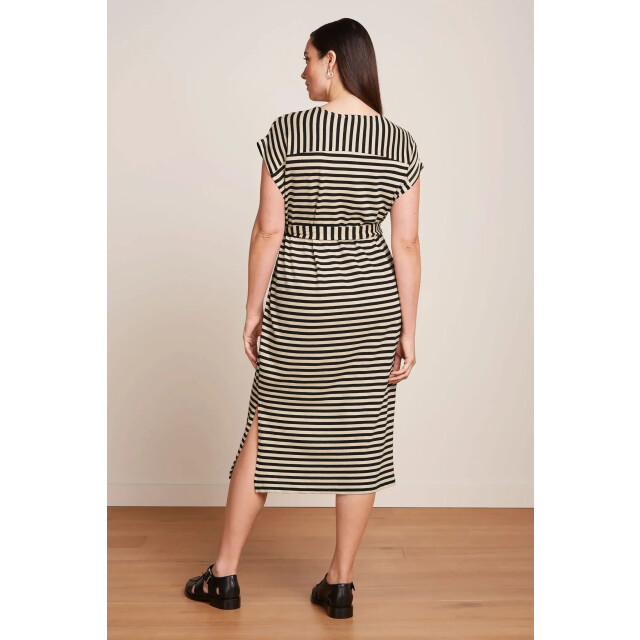 King Louie Vera dress chopito stripe 09709 black 09709 large