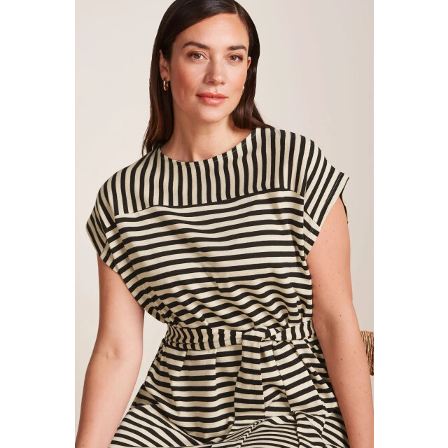 King Louie Vera dress chopito stripe 09709 black 09709 large