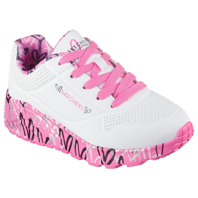 Skechers 314976L Uno Lite - Lovely Sneakers Wit 314976L Uno Lite - Lovely large
