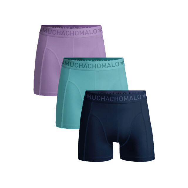 Muchachomalo Heren 3-pack boxershorts U-SOLID1010-1207 large