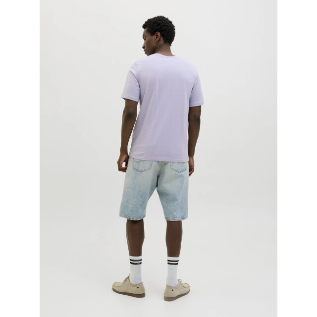 Jack & Jones Heren t-shirt jjbarbados ronde hals 12269416-Languid Lavender large