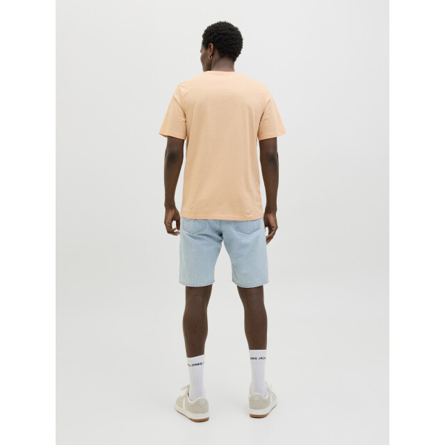 Jack & Jones Heren t-shirt jjbarbados ronde hals 12269416-Peach Parfait large