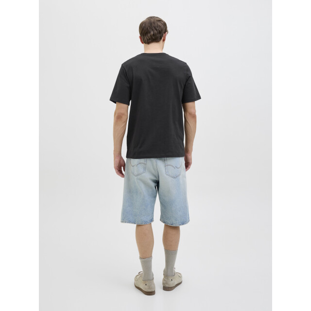 Jack & Jones Heren t-shirt jjbarbados ronde hals 12269416-Black large