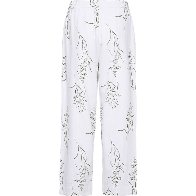 Free Quent Fqluna ankle pants brillant white & green 206664-1515 large