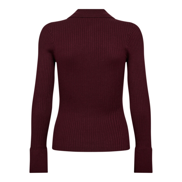 Co'Couture Cc bonny polo ls knit CC Bonny Polo LS Knit/87 Winered large