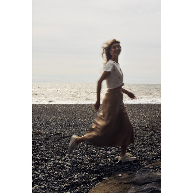 Nukus Nkf10006 9 montreal skirt shiny sand NKF10006  9 large