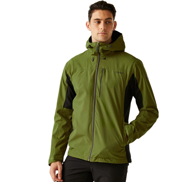 Regatta Heren birchdale ii waterdichte jas UTRG11378_nephritegreenblack large