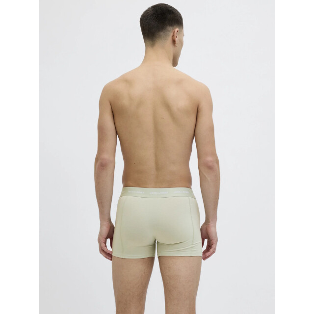 Jack & Jones Heren boxershorts trunks jactom bamboe 3-pack zwart/lichtblauw/lichtgroen 12277176 large