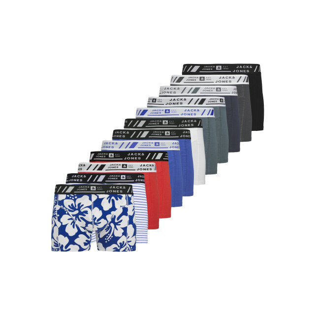 Jack & Jones Heren boxershorts trunks jachawaii style 12-pack color 12277826 large