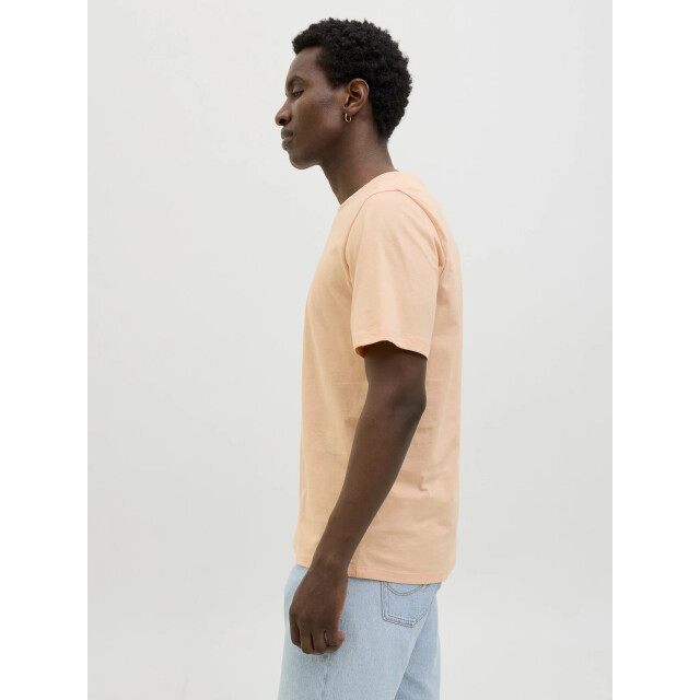 Jack & Jones Heren t-shirt jjbarbados ronde hals 12269416-Peach Parfait large