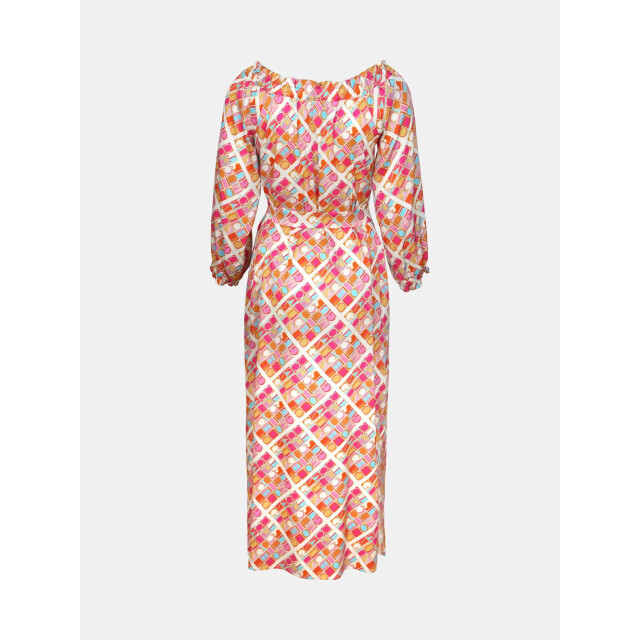 Mucho Gusto ® jurk cinque terre 2 multipatchwork elegantie MUCHO GUSTO® Jurk Cinque Terre 2 Multipatchwork Elegantie large