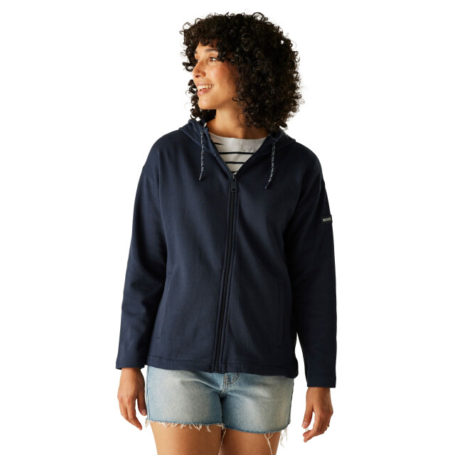Regatta Dames bayletta ii full zip hoodie UTRG11388_navy large