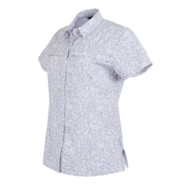 Regatta Dames travel meadow bloemen packaway shirt met korte mouw UTRG11432_lilachint large