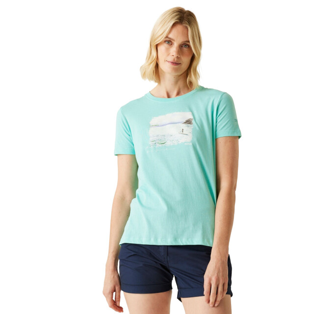 Regatta Dames filandra vx paddle board t-shirt UTRG11436_arubablue large