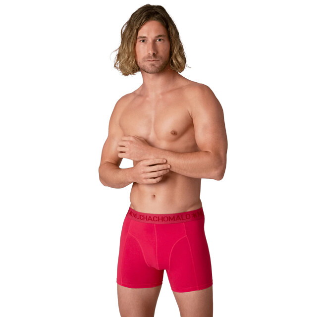 Muchachomalo Heren 2-pack boxershorts U-SOLID1010-1216 large