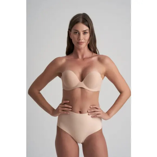 Bye Bra Ow back mid waist thong huidskeur LBMWTH large