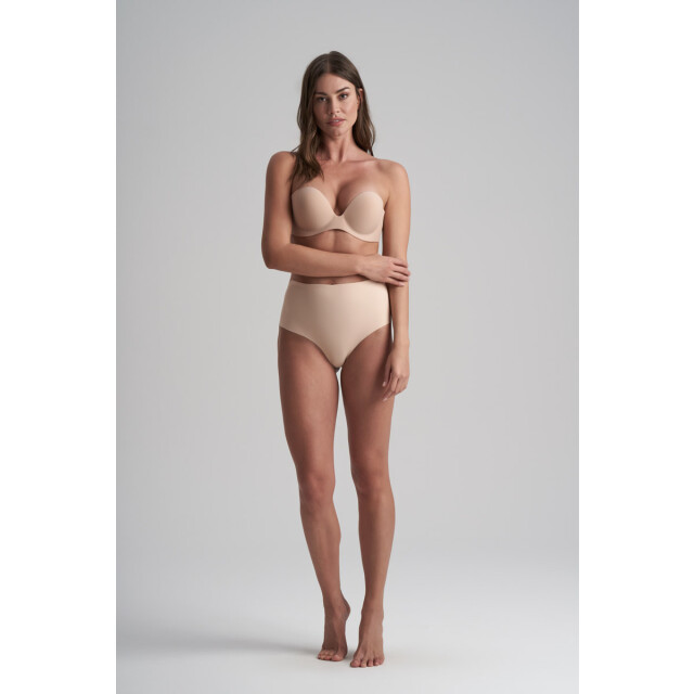 Bye Bra Ow back mid waist thong huidskeur LBMWTH large