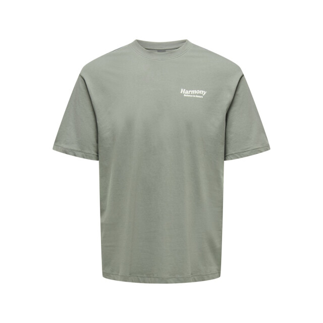 Only & Sons Onskeane rlx ss print tee noos army 5339.26.0029 large
