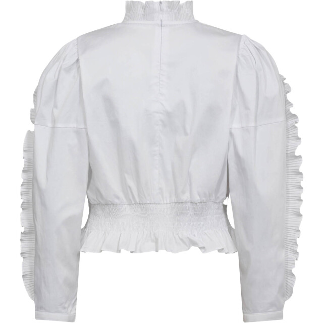 Co'Couture Sannacc ruffle smock blouse white 35895-4000 large