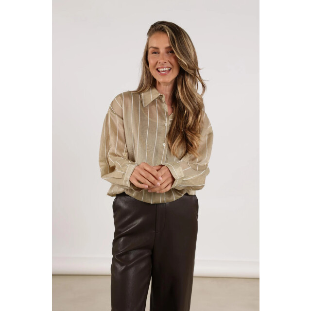 Nukus Nkf02011 iris blouse stripe NKF02011 Iris Blouse Stripe large