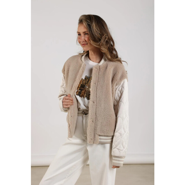 Nukus Nkf13050 124 bianca jacket sand/offwhite NKF13050  124 large