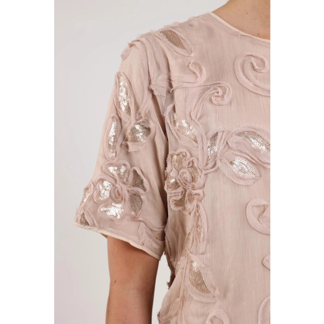 Nukus Nkf01059 266 octavia top paillet dusty pink NKF01059  266 large