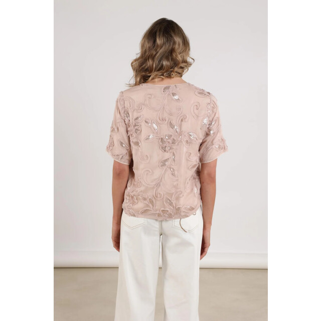 Nukus Nkf01059 266 octavia top paillet dusty pink NKF01059  266 large