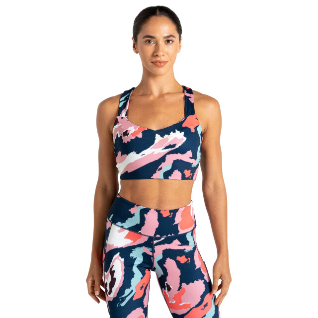 Dare2b Dames marble swirl sportbeha UTRG11485_lightpinkwhitenavy large