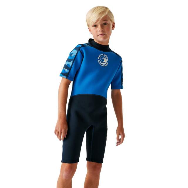 Regatta Camo wetsuit kinderen/kinderen UTRG11473_olympianbluenavy large