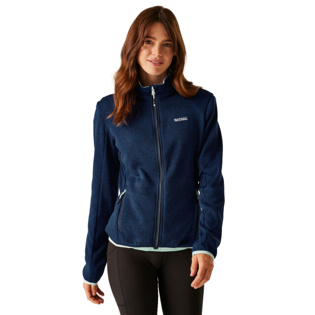 Regatta Dames newhill ii full zip fleecejack UTRG11446_navyicymorn large