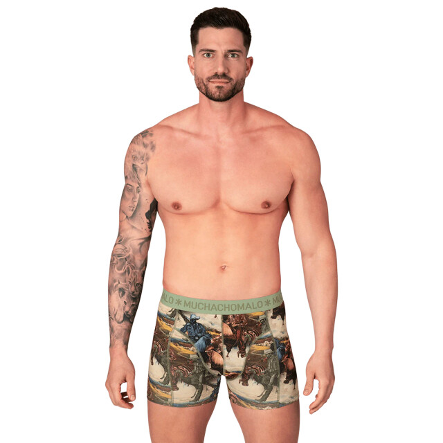 Muchachomalo Heren 2-pack boxershorts U-OUTLT1010-322 large