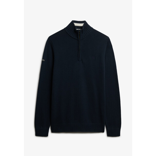 Superdry Cotten knit hanly half zip navy 5219.37.0014 large