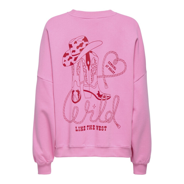 Only Onlstina ls lovely o-neck box swt neon 4209.65.0018 large
