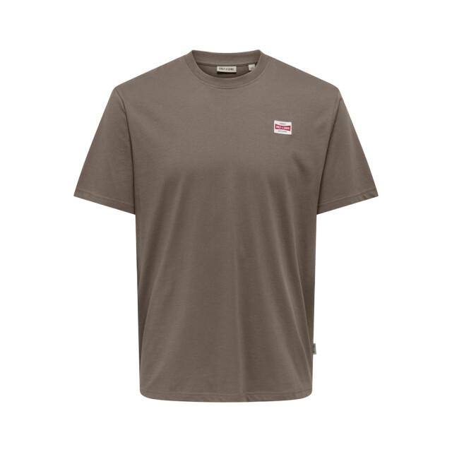 Only & Sons Onsdawson reg ss tee vd taupe 5339.77.0022 large