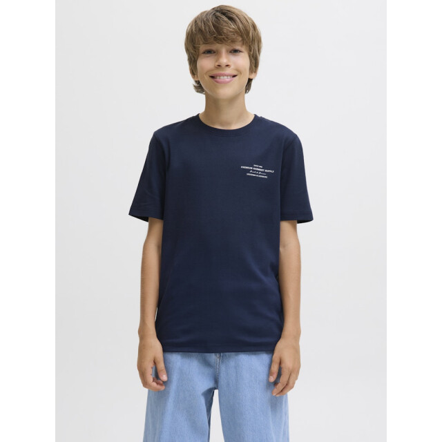 Jack & Jones Jprblachad branding ss crew n tee jnr navy 3339.37.0012 large