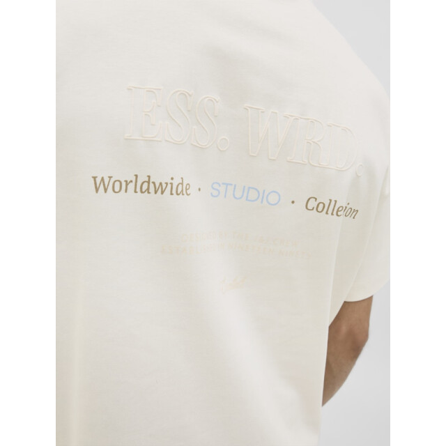 Jack & Jones Jjeurban edge studio tee ss o-neck noos ecru 5339.03.0022 large