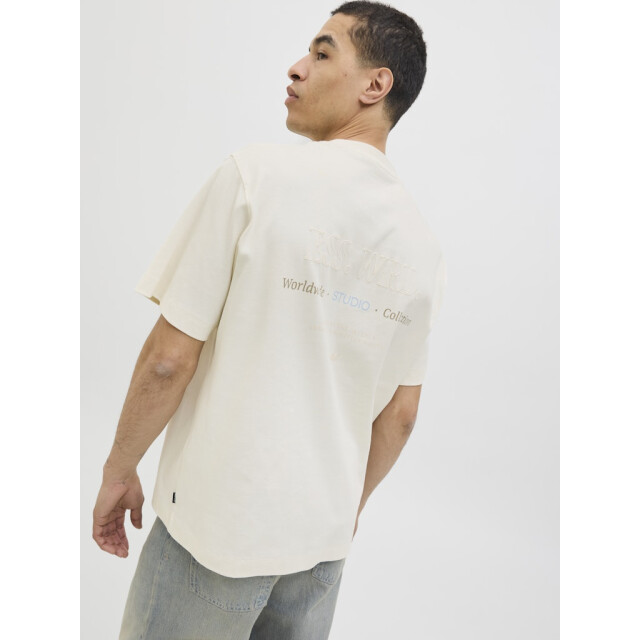 Jack & Jones Jjeurban edge studio tee ss o-neck noos ecru 5339.03.0022 large