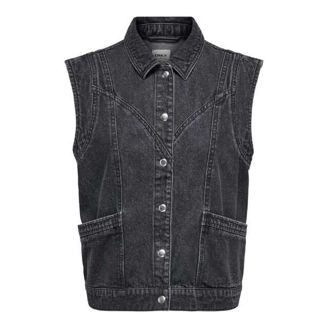 Only Onlkennedy sl dnm waistcoat bj noos black denim 4250.81.0014 large
