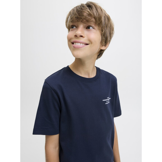 Jack & Jones Jprblachad branding ss crew n tee jnr navy 3339.37.0012 large