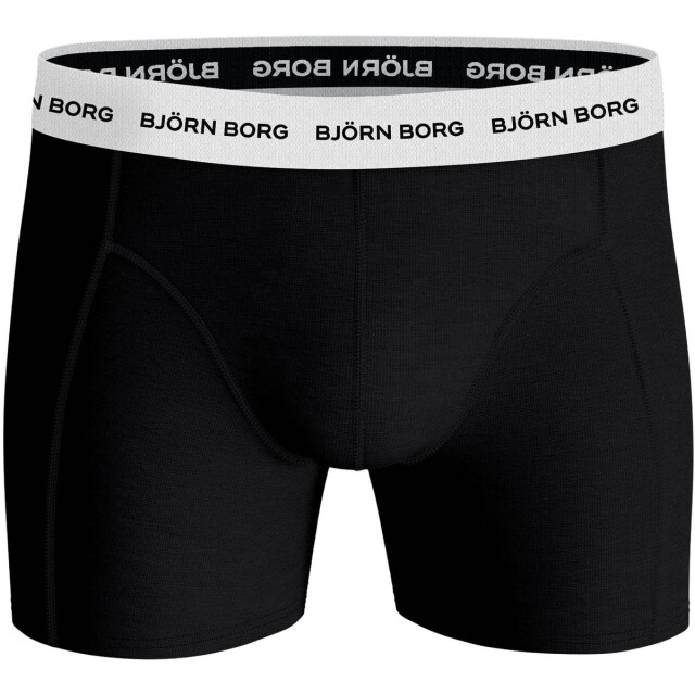 Björn Borg Björn borg heren boxershorts 5-pack – cotton stretch – zwart//print 10004590-MP003 large