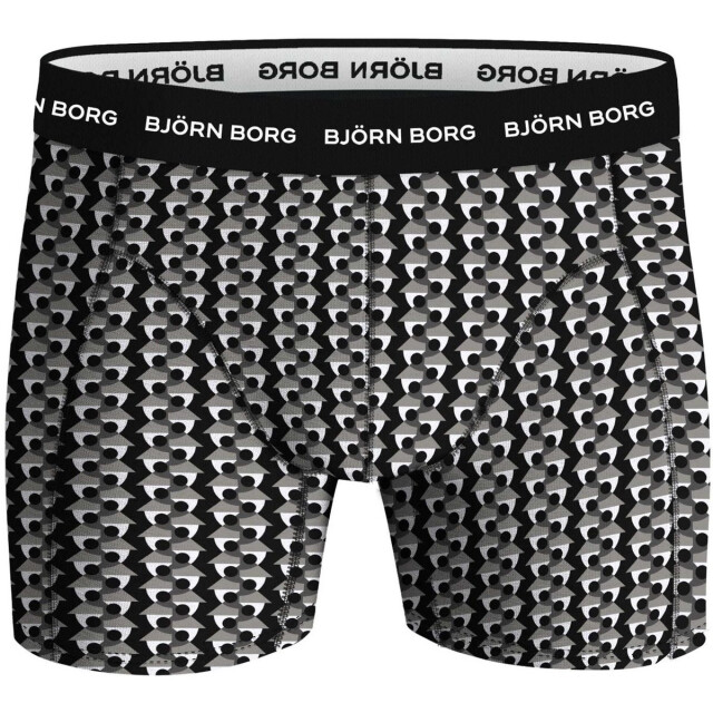 Björn Borg Björn borg heren boxershorts 5-pack – cotton stretch – zwart//print 10004590-MP003 large