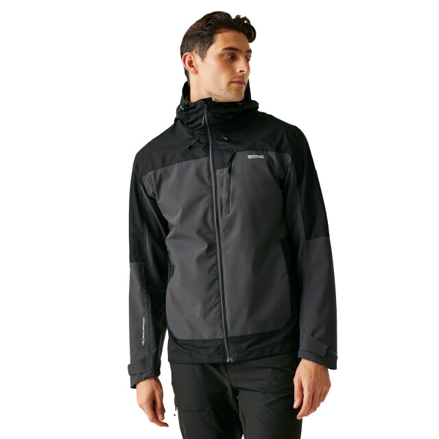 Regatta Heren highton iv stretch waterdichte jas UTRG11510_ashblack large
